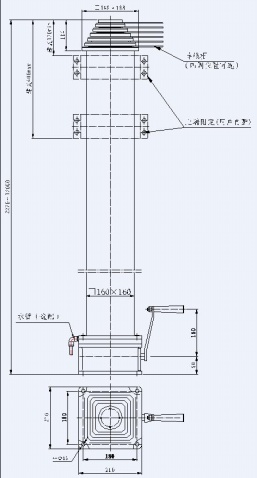 我公司12m自立式手动升降杆获客户青睐